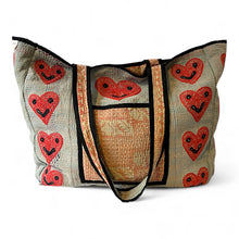 Load image into Gallery viewer, Dharma smiley heart bag