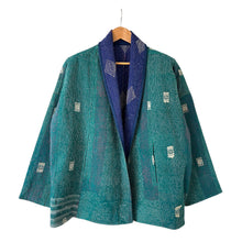 Load image into Gallery viewer, Vedaya Kantha jacket 06