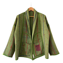 Load image into Gallery viewer, Vedaya Kantha jacket 04