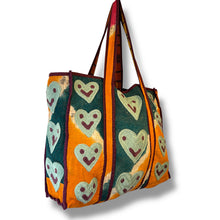 Load image into Gallery viewer, Dharma smiley heart bag