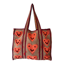Load image into Gallery viewer, Dharma smiley heart bag
