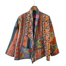 Load image into Gallery viewer, Vedaya Kantha jacket 03