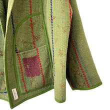 Load image into Gallery viewer, Vedaya Kantha jacket 04
