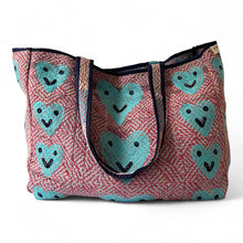 Load image into Gallery viewer, Dharma smiley heart bag
