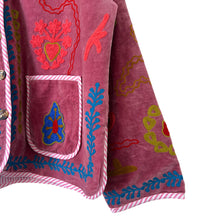 Load image into Gallery viewer, Goya velvet embroidered jacket
