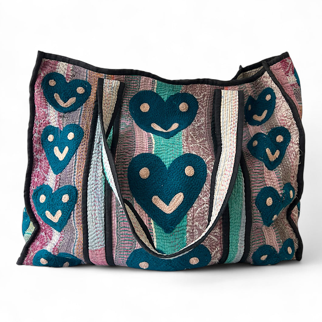 Dharma smiley heart bag