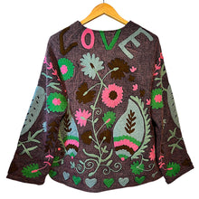 Load image into Gallery viewer, Hemp embroidered love jacket
