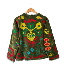 Load image into Gallery viewer, Goya velvet embroidered jacket
