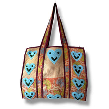 Load image into Gallery viewer, Dharma smiley heart bag
