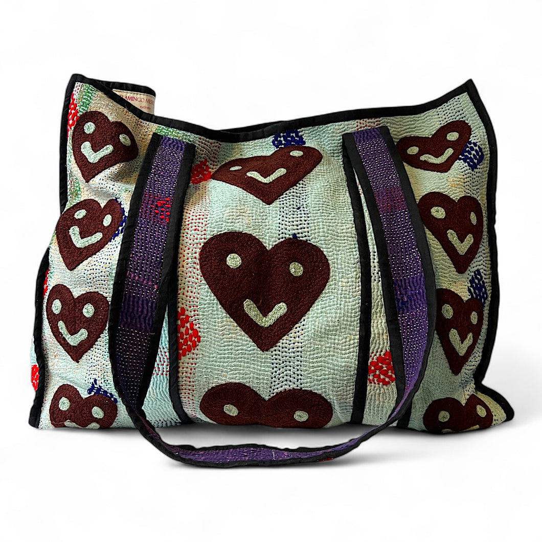 Dharma smiley heart bag