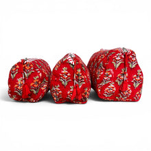 Load image into Gallery viewer, Woodblock print wash bag 06
