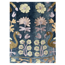 Load image into Gallery viewer, Velvet embroidered flamingo jacket
