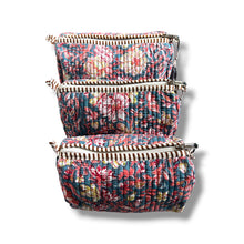 Load image into Gallery viewer, Wood block print wash bag 02
