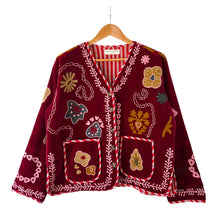 Load image into Gallery viewer, Goya velvet embroidered jacket

