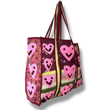 Load image into Gallery viewer, Dharma smiley heart bag
