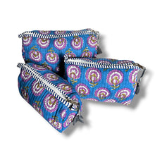 Load image into Gallery viewer, Woodblock print wash bag 05
