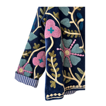 Load image into Gallery viewer, Velvet embroidered flora jacket
