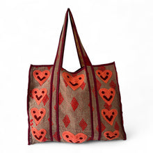 Load image into Gallery viewer, Dharma smiley heart bag
