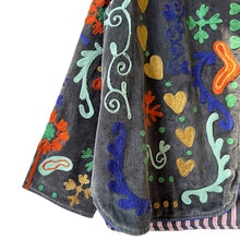 Load image into Gallery viewer, Freya velvet jacket peacock 64
