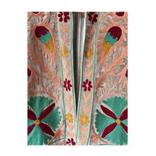Load image into Gallery viewer, Velvet embroidered Suzani jacket

