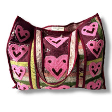 Load image into Gallery viewer, Dharma smiley heart bag

