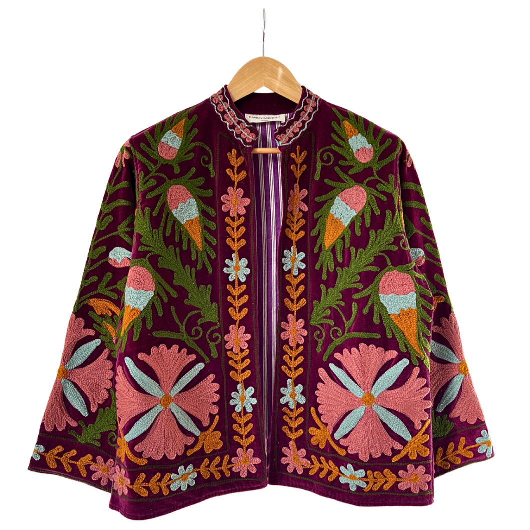 Velvet Embroidered Jacket
