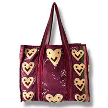 Load image into Gallery viewer, Dharma smiley heart bag
