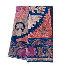 Load image into Gallery viewer, Velvet embroidered Suzani jacket
