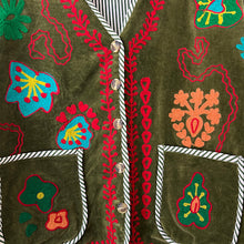 Load image into Gallery viewer, Goya velvet embroidered jacket
