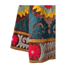 Load image into Gallery viewer, Velvet embroidered Suzani jacket
