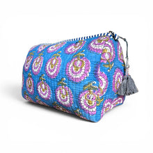 Load image into Gallery viewer, Woodblock print wash bag 05
