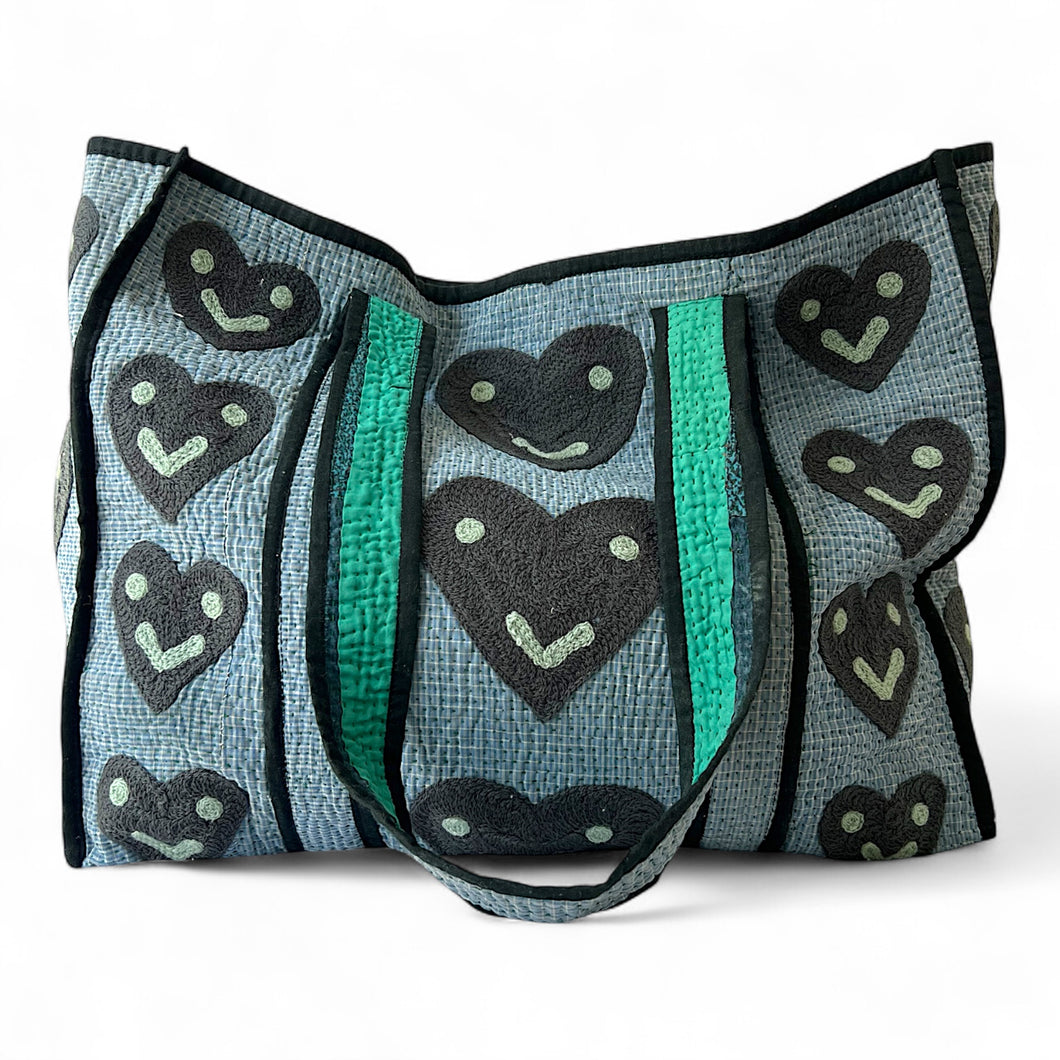 Dharma smiley heart bag