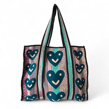 Load image into Gallery viewer, Dharma smiley heart bag
