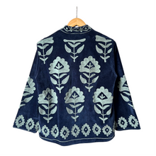 Load image into Gallery viewer, Velvet embroidered flora jacket
