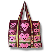 Load image into Gallery viewer, Dharma smiley heart bag

