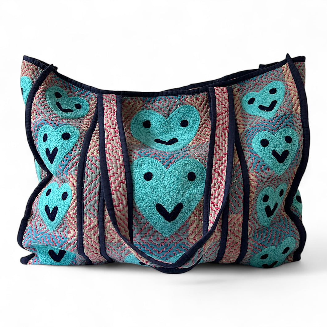 Dharma smiley heart bag