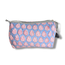 Load image into Gallery viewer, Woodblock print wash bag 08
