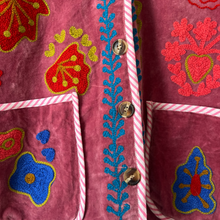 Load image into Gallery viewer, Goya velvet embroidered jacket
