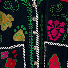 Load image into Gallery viewer, Goya velvet embroidered jacket
