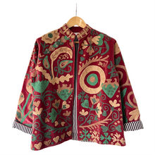 Load image into Gallery viewer, Velvet embroidered Yin Yang jacket
