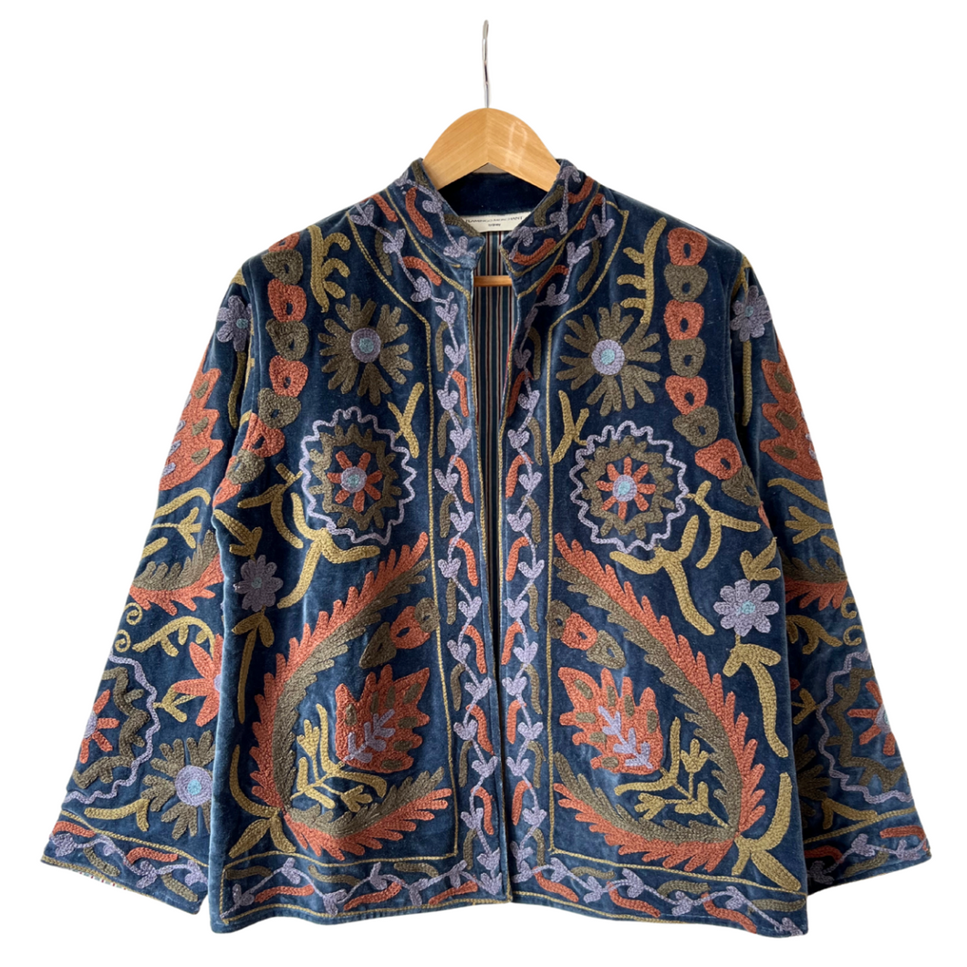 Velvet embroidered Suzani jacket