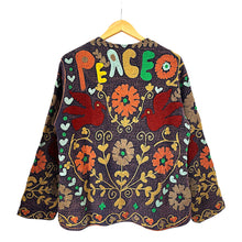 Load image into Gallery viewer, Hemp embroidered peace jacket
