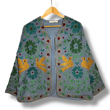 Load image into Gallery viewer, Hemp embroidered peace jacket
