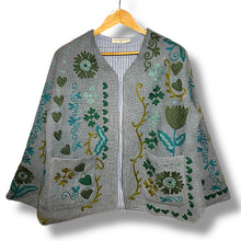 Load image into Gallery viewer, Hemp embroidered peacock jacket
