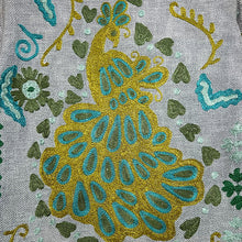 Load image into Gallery viewer, Hemp embroidered peacock jacket
