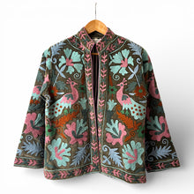 Load image into Gallery viewer, Deepali jacket 36 peacocks
