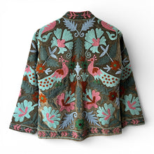 Load image into Gallery viewer, Deepali jacket 36 peacocks
