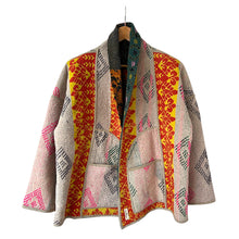Load image into Gallery viewer, Vedaya Kantha jacket 09

